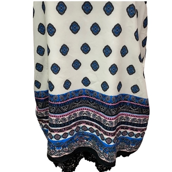 Voom By Joy Han Dress With Lace Hem Flounce - Picture 2 of 5